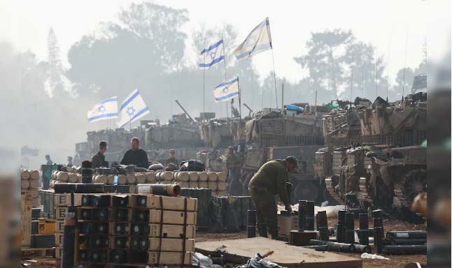 Israel Aircraft, Tanks Step Up Strikes In Gaza Amid Troop Pullback Plans